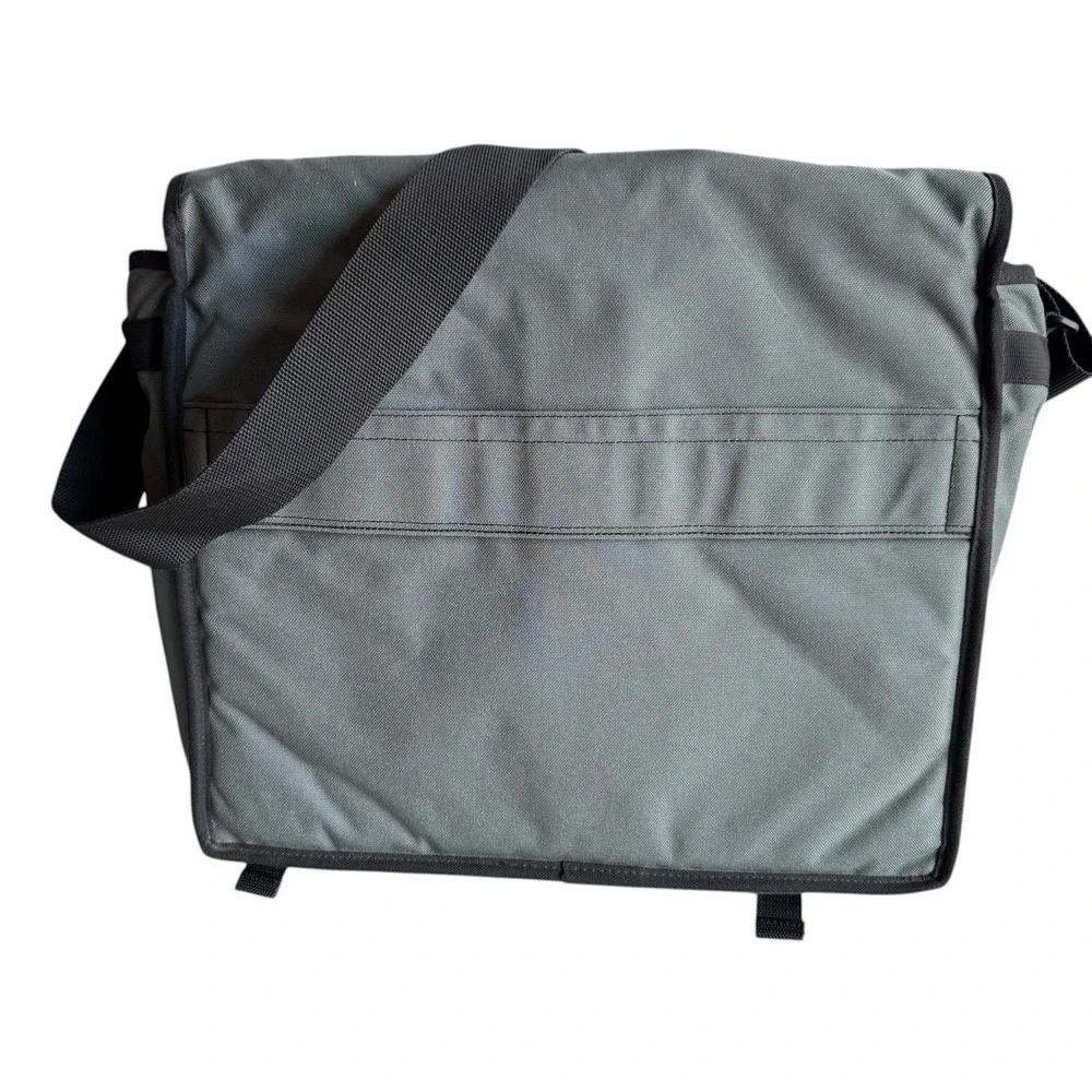 MANHATTAN PORTAGE Cordura Fabric Crossbody Shoulder Laptop‎ Bag Gray Olive